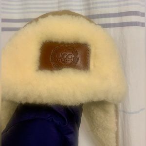Ugg sheepskin flapper hat. Tried on a few times. (It was a gift)